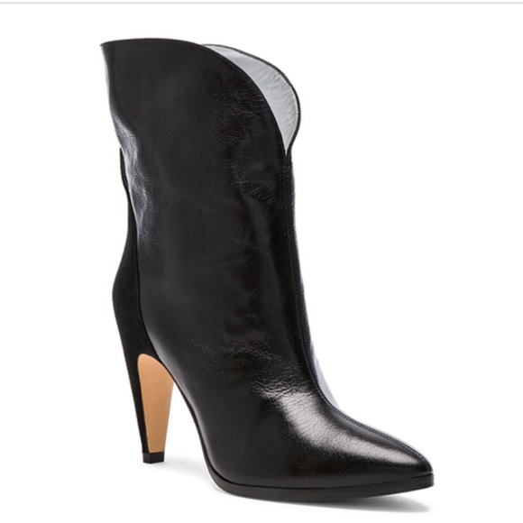 Givenchy GV3 Suede-Trimmed Leather Ankle Boots NWT - Picture 2 of 12